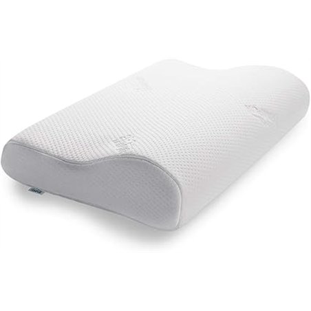 TEMPUR Original Almohada cervical viscoelástica, almohada ergonómica para dormir boca arriba y de lado, Sensación inicial firme,