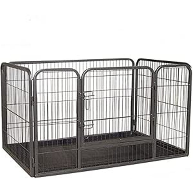Corral de Parto Resistente Estilo Perrito con Bandeja de Abdominales, Corral de Juego para Cachorros, Jaula para Cachorros, jaul