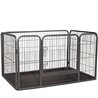 Corral de Parto Resistente Estilo Perrito con Bandeja de Abdominales, Corral de Juego para Cachorros, Jaula para Cachorros, jaul