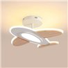 Lámpara de techo LED de 35 W para habitación infantil I con forma de avión regulable con mando a distancia I 50 x 45 cm I 2700-6