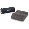TEMPUR Almohada de viaje, una almohada cervical ergonómica de viaje con bolsa de transporte, Sensación inicial firme, color beig