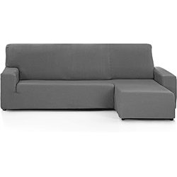Martina Home Tunez Funda chaise longue Brazo corto derecho Gris (visto de frente)