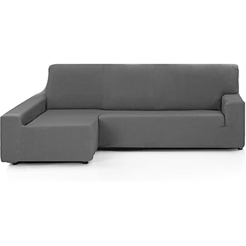 Martina Home Tunez Funda Chaise Longue Brazo Izquierdo Gris (Visto de Frente)