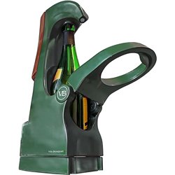 VB VIN BOUQUET FIA 936 Escanciador de Sidra Manual Plis Plas, Incluye Adaptador de Botella Vasca, Verde