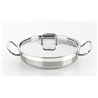 BRA Profesional Rustidera con Tapa, 30 cm, Acero Inoxidable 18/10