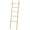 WENKO Escalera- toallero Viva cerámica - Toallero, perchero, Bambú, 43 x 170 x 33 cm, Marrón