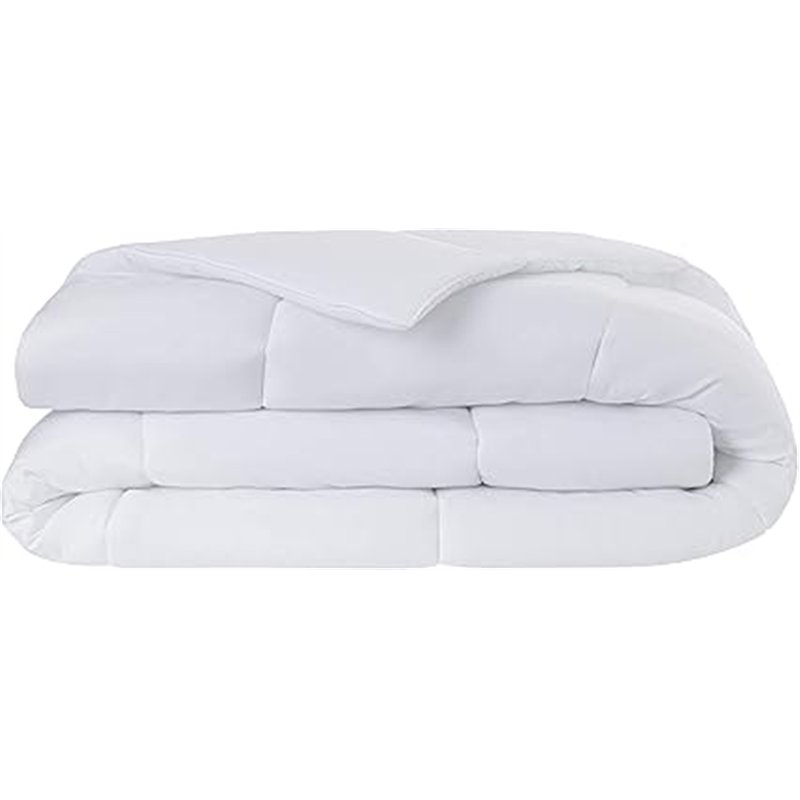 Todocama - Edredón/Relleno nórdico de Fibra antiácaros, otoño-Invierno, 300gr/m², Color Blanco (Todas Las Medidas Disponibles). 