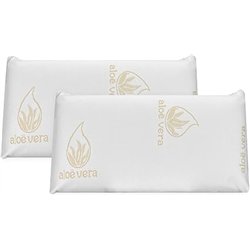 DUÉRMETE ONLINE - Almohada Viscoelástica Aloe Vera Visco | Máximo Confort y Excelente Adaptabilidad con Propiedades Antiestrés |
