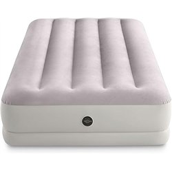 Intex Cama Inflable Doble Dura-Beam Prestige de Altura Media con USB 150, tamaño inflado: 99 cm x 1,91 m x 30 cm (64177)