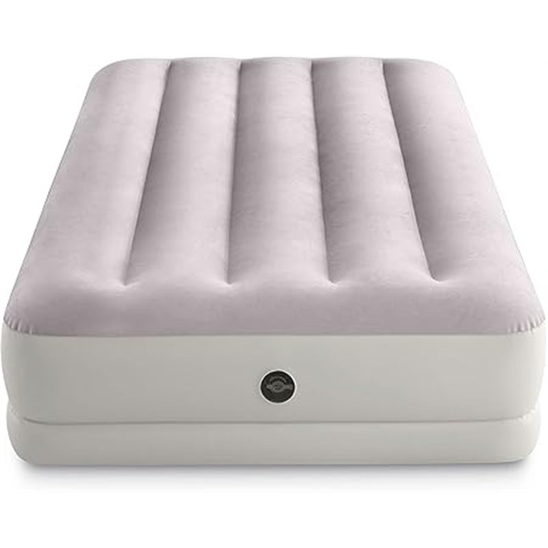 Intex Cama Inflable Doble Dura-Beam Prestige de Altura Media con USB 150, tamaño inflado: 99 cm x 1,91 m x 30 cm (64177)