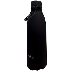 Nerthus FIH 622 - Termo Doble Pared para Frios y Calientes Diseño Negra 1500 ml Libre de Bpa, Tapon Hermético, Acero Inoxidable 
