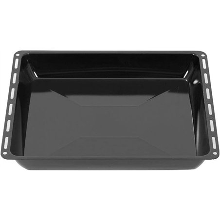 ICQN Bandeja de horno 465 x 370 x 60 mm de profundidad, esmaltada para horno y cocina, apta para Bosch Siemens Neff Constructa, 