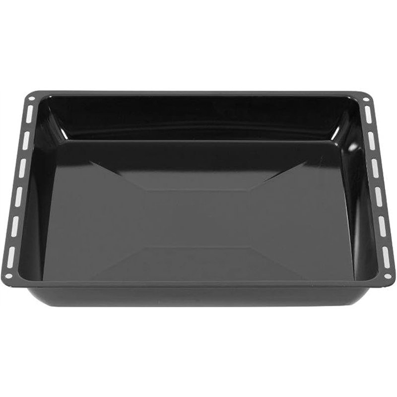 ICQN Bandeja de horno 465 x 370 x 60 mm de profundidad, esmaltada para horno y cocina, apta para Bosch Siemens Neff Constructa, 
