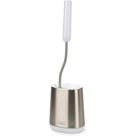 Joseph Joseph Flex Lite - Escobillero fino en Silicona Higiénico, escobilla de baño con mango resistente, piña flexible, con sis