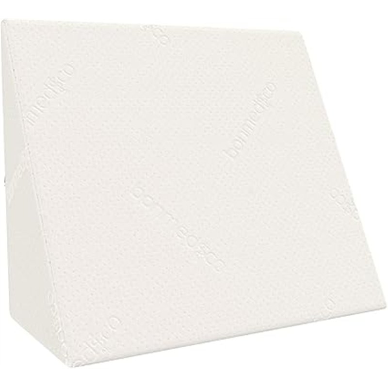 bonmedico Almohada Cuña Antireflujo Adulto – Cojín Triangular Ortopédico de Espuma Viscoelástica – Respaldo Ergonómico para Dorm