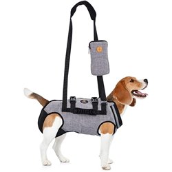 Ownpets Arnés de Elevación para Perros Mediano, Arnés de Cuerpo Entero Perro, Arnes Ayuda Perro, Arnes de Transporte para Perros
