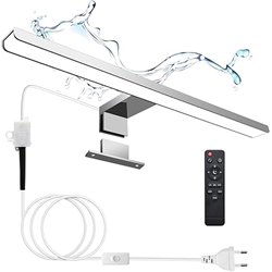KYOTECH Lámpara LED de Espejo Baño Regulable Con Control Remoto 40cm 12W 800LM 3000K-6500K Iluminación para espejo Impermeable I