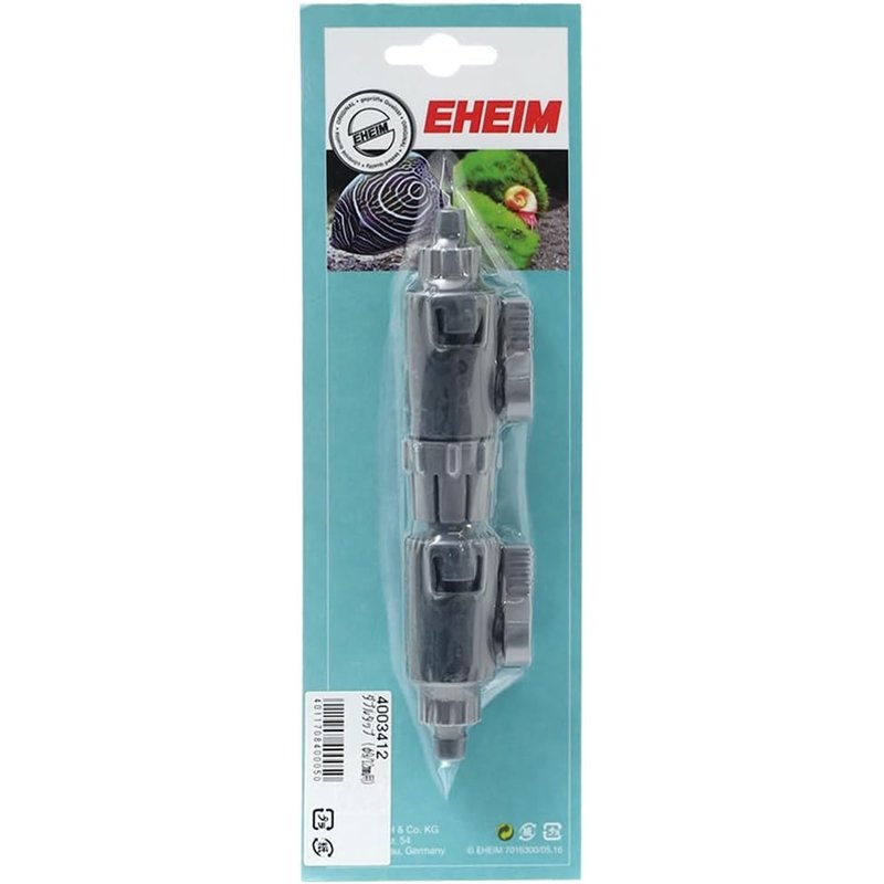 EHEIM Grifo Doble con conexión rápida p. tubería Ø9/12mm