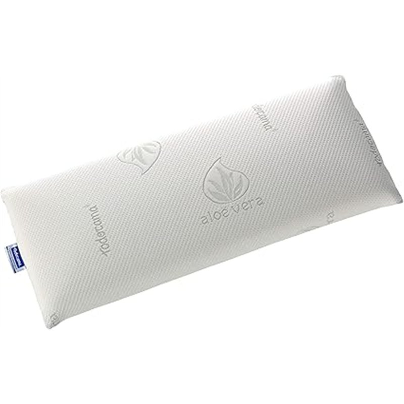 Todocama - Almohada viscoelástica, 67 cm núcleo Compacto. Doble Funda con Cremallera. Tejido Aloe Vera. Termorregulable adaptabi