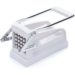 Kitchen Craft KCBB882 - Cortador de patatas fritas con hoja de acero inoxidable, Blanco