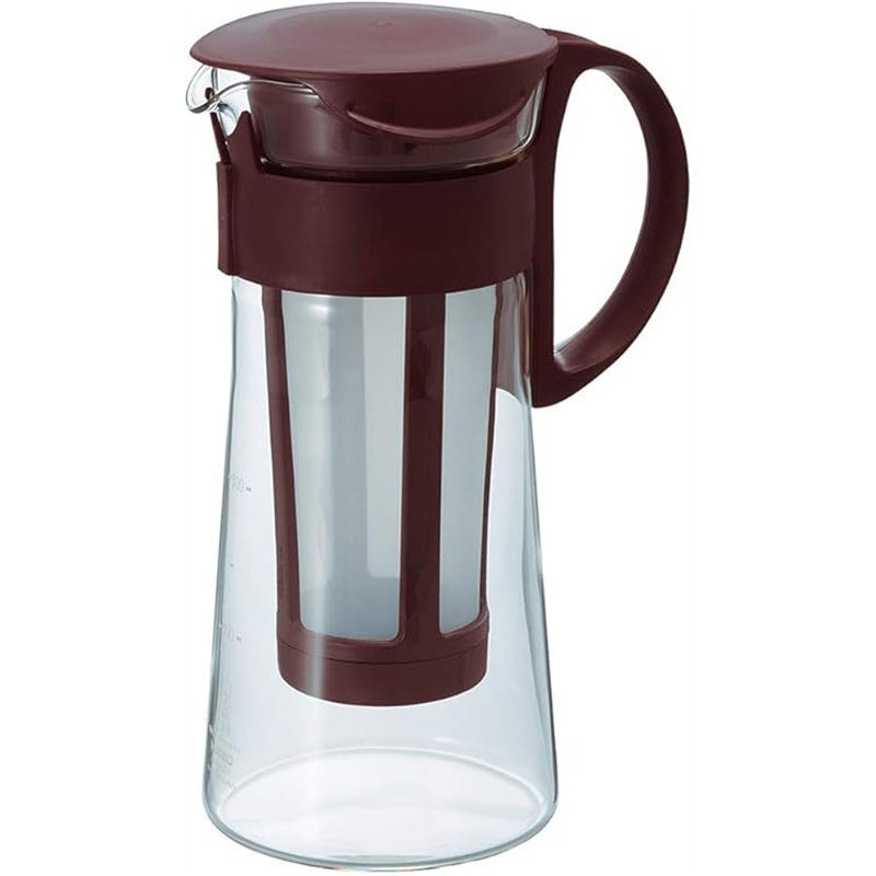 Hario Cafetière Mizudashi Cafetera Mini-marrón, 600ml capacitad