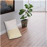 Sleepys Cojín de látex natural, 74 x 42 x 10 cm de alto, con funda de punto 100 % algodón, almohada de látex TALAY antialérgico