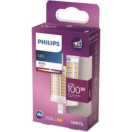 Philips LED Bombilla CorePro LED lineal, 100W, R7S, 78mm, 830lm