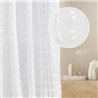 ROOM99 Cortina con Cinta fruncidora Casablanca, 140 x 250 cm de Ancho x Alto para salón, Transparente, Moderna, para salón, Dorm