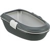 Trixie Bandeja Higiénica Arenero Gatos - Bandeja Sanitaria Gatera Arenero WC Gato Caja De Arena con Borde Berto 39 x 22 x 59 cm 