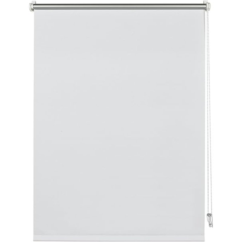 Deco Company Estor enrollable con respaldo térmico para sujeción, Máxima reflexión de la luz, Ahorro de energía, Opaco, Todas la