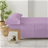 Degrees home - Juego de sábanas de 3 Piezas - Sábana Bajera Ajustable, encimera y Funda de Almohada - Cama 150 cm - 100% Poliést