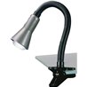 Trio 5028010-47 - Flexo pinza, 18W, IP20, 320 lumens, E14, color aluminio