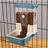 TOKAYIFE Dispensador Automático de Alimentos para Mascotas 800ml Dispensador de Alimentos Ajustable sin Corriente para Jaula Con