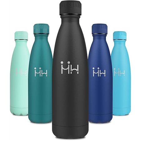 Botella Agua Acero Inoxidable 750ml, Termo Agua sin BPA, Botella Termo Reutilizable, Cantimplora Termica con Doble Pared, Botell