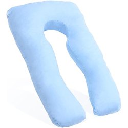 Almohadas de Embarazo para Dormir, de algodón, de Cuerpo Completo en Forma de U, Caderas de Maternidad, Vientre de Apoyo de Espa