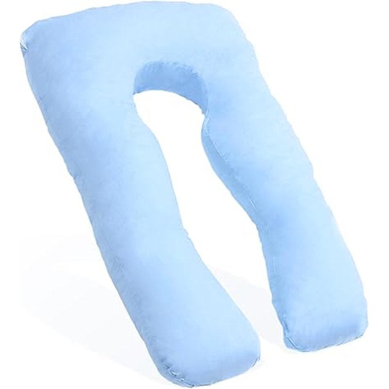 Almohadas de Embarazo para Dormir, de algodón, de Cuerpo Completo en Forma de U, Caderas de Maternidad, Vientre de Apoyo de Espa