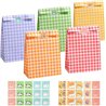 Blendura Bolsas Chuches Cumpleaños, 40 PCS Bolsas de Papel de Colores Bolsas Regalo Cumpleaños, Bolsas Regalo Cumpleaños Infanti