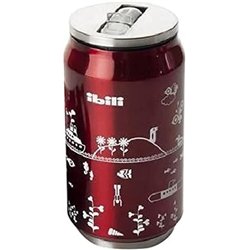 IBILI - Termolata isotermica eco 330 ml, Acero Inoxidable 18/10, Doble pared, Reutilizable