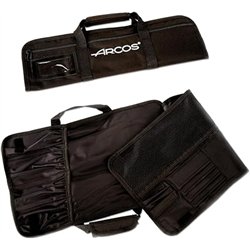 Arcos Bolsa para Cuchillos Profesional - Capacidad 4 Piezas - 100% Poliéster, 460x275 mm - Almacenamiento Seguro y Portátil (Cuc