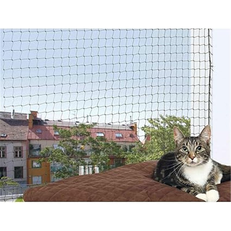 TRIXIE Red protección, 2 x 1.5 m, Negro, Gato