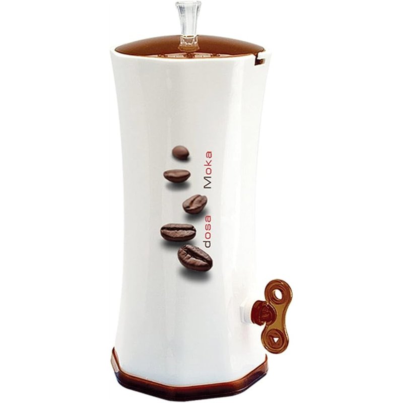 Snips Dispensador de Café en Polvo 250 g, Contenedor para Café Moka con Dosificador, Recipiente de Almacenamiento para Café, Mad