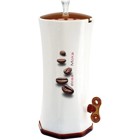 Snips Dispensador de Café en Polvo 250 g, Contenedor para Café Moka con Dosificador, Recipiente de Almacenamiento para Café, Mad