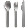Lékué Juego De Cubiertos Para Llevar,Basics to go, acero inoxidable,color Plata