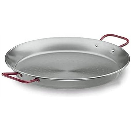 LACOR FBA_63633 Steel Pro 63633 Paellera, Acero, Negro, 32 cm