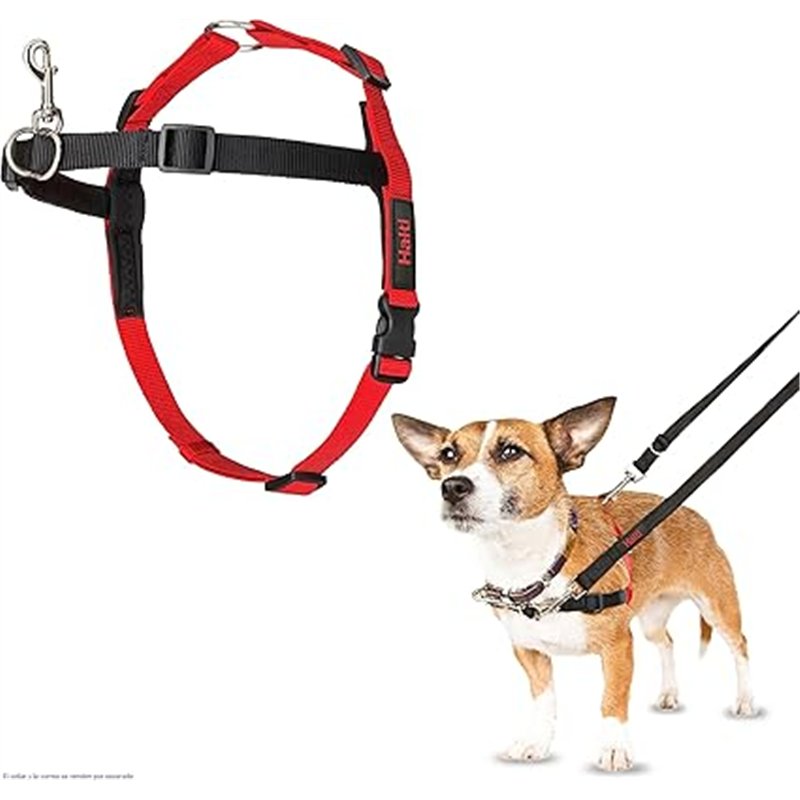 Arnés de control frontal HALTI - Para evitar que tu perro tire de la correa, Ajustable, Ligero y Fácil de Usar. Adiestramiento c