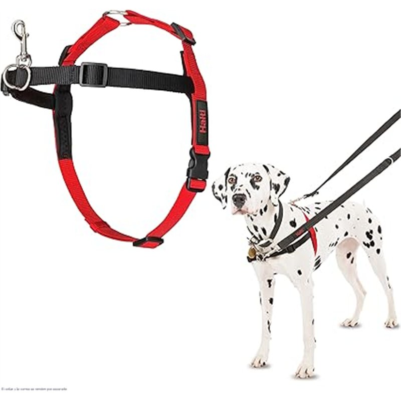 Arnés de control frontal HALTI - Para evitar que tu perro tire de la correa, Ajustable, Ligero y Fácil de Usar. Adiestramiento c