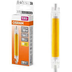 OSRAM LED Slim Line schlanke multicolor LED-Lampe mit R7s-Retrofit-Sockel, 8 W / 806 lm, klar, warmweißes Licht mit 2700 K, nich