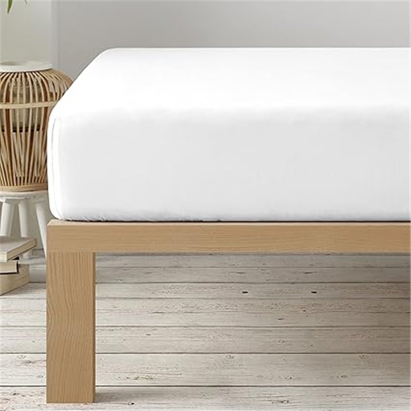Degrees Home Collection - Sábana Bajera Ajustable 150x190x33 cm - Microfibra de poliéster, Calidad Oeko Tex sin tóxicos, Super S