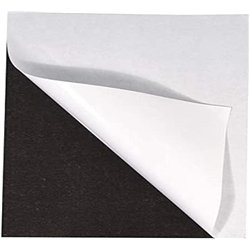 Rayher Lámina magnética autoadhesiva, 21x29 cm, 2 mm grosor, recortable, para imanes, 8959400