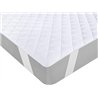 Utopia Bedding Protector de colchón con Bandas elásticas 150 x 200 cm, Microfibra, Transpirable, Protector de colchón con Bandas